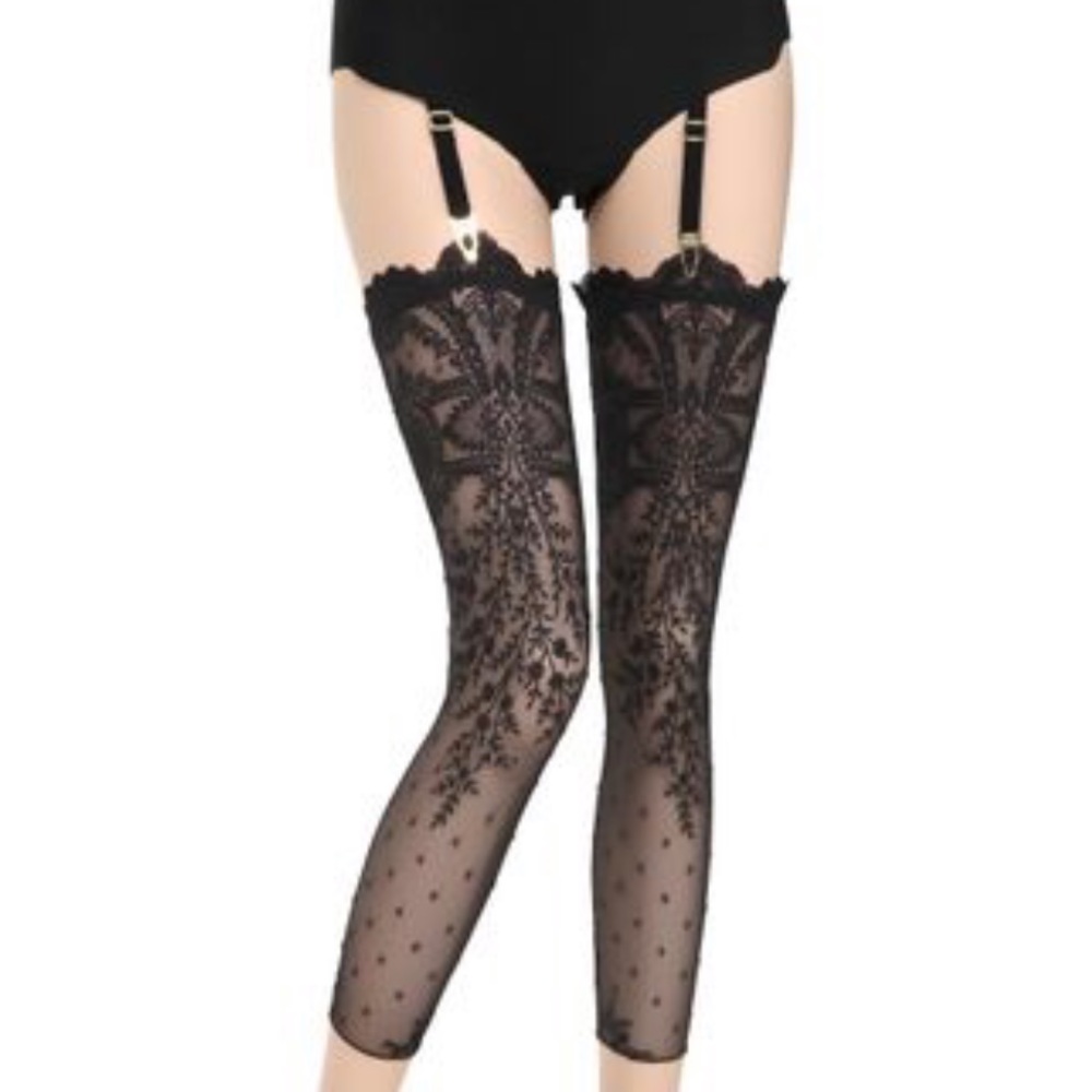 ISO La Perla Neoprene Footless Stay Up Tights